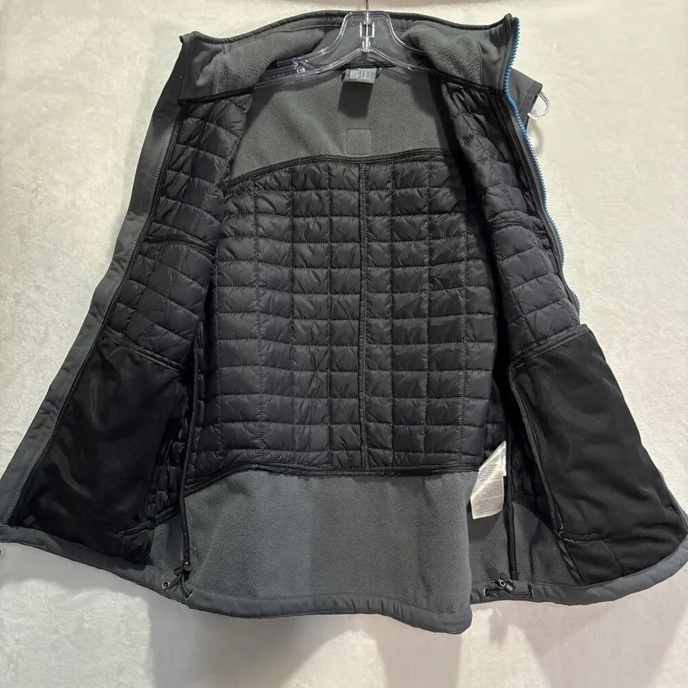 Little Donkey Andy Men's Size Small Sleeveless Quilted Puffer Vest Full Zip Grey